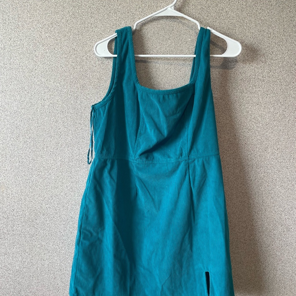 Japna Blue Sleeveless Scoop Neck Sundress